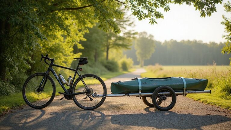 kayak hauling bike trailers
