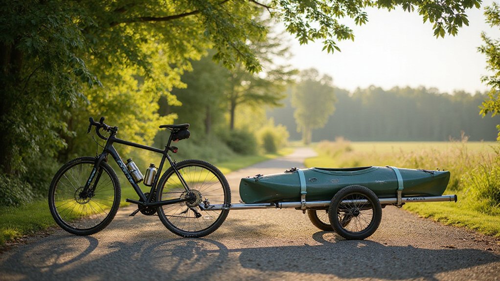 kayak hauling bike trailers