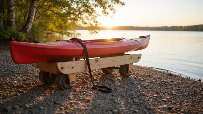 loading and securing kayak