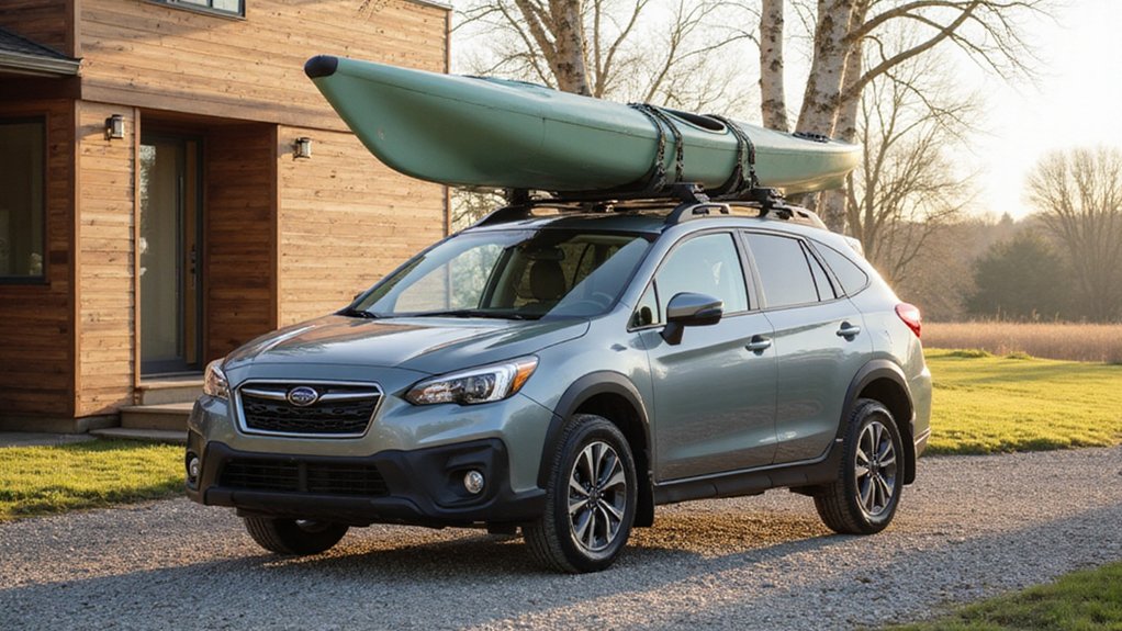 secure kayaks on roof