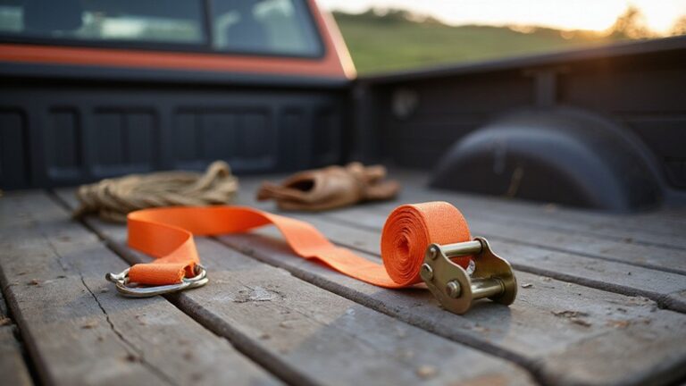 securely tighten ratchet straps