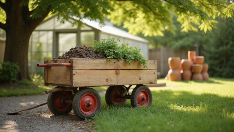 simple garden cart construction