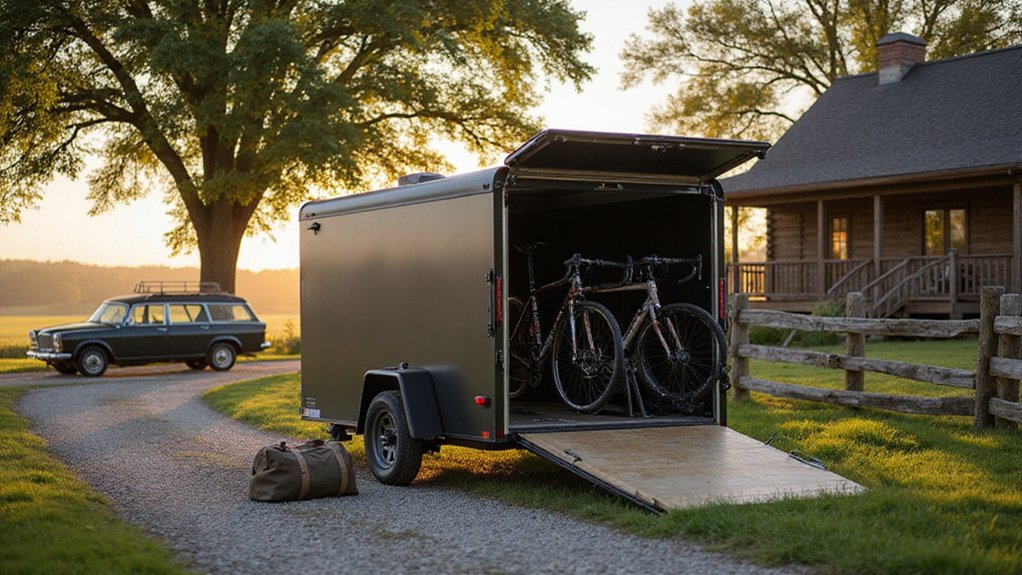 top bike hauling cargo trailers