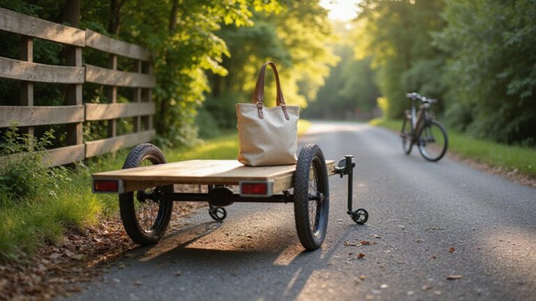 welding free bike trailer construction